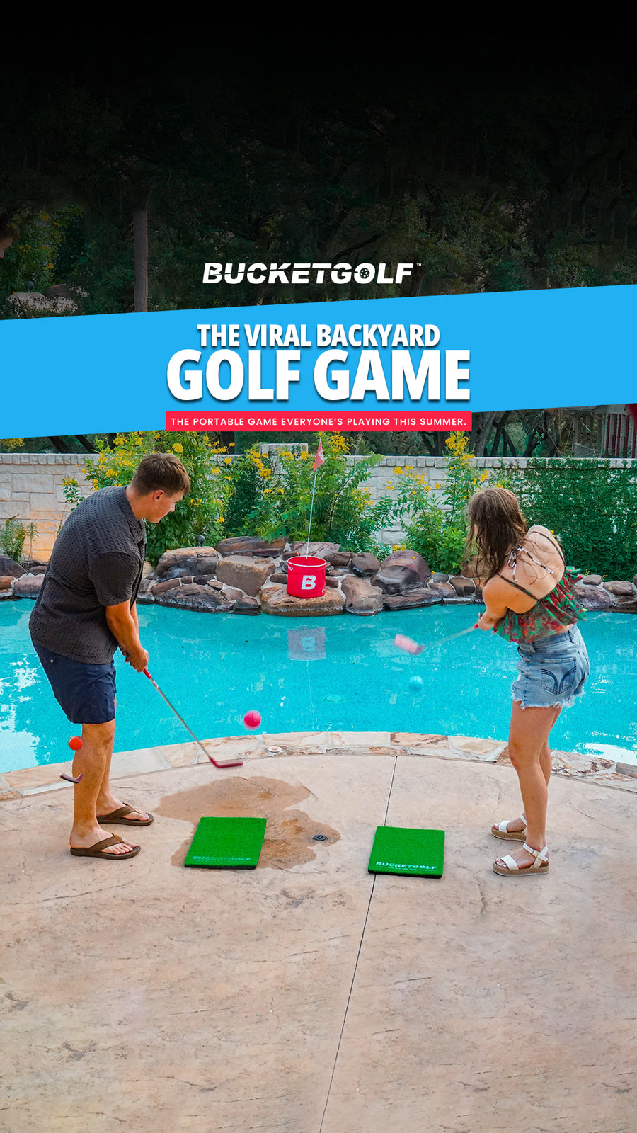 CANCEL THE TEE TIME. PLAY THE BACKYARD.