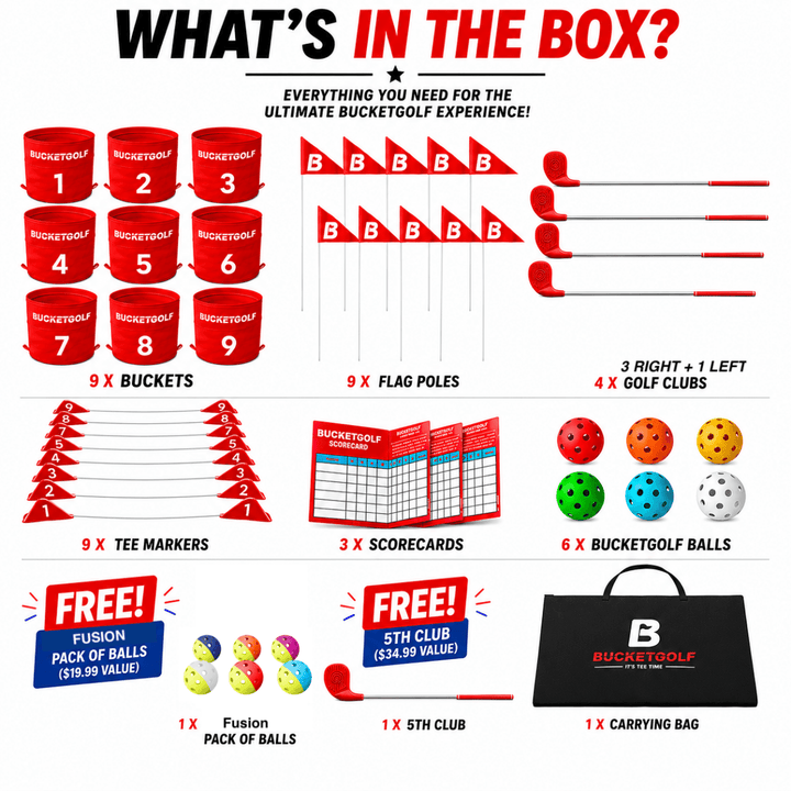 BucketGolf 9 Hole Fathers Day Bundle - BucketGolf