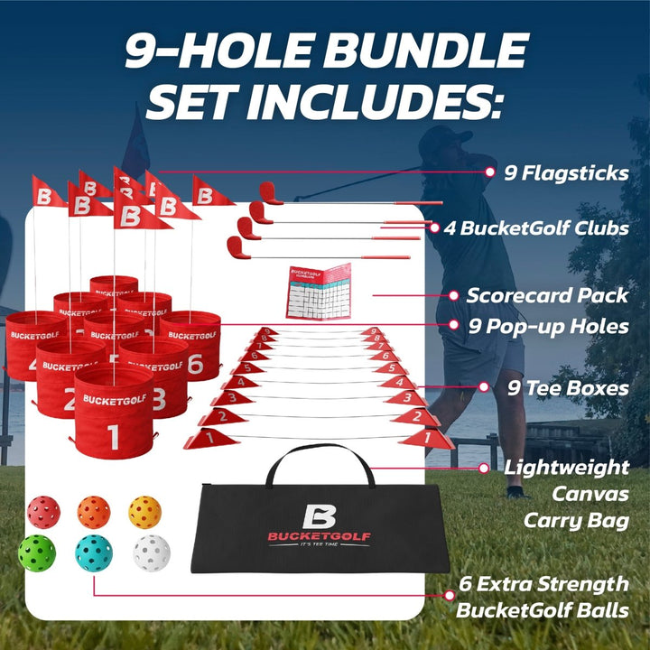 BucketGolf Pro Bundle 9 Hole - BucketGolf