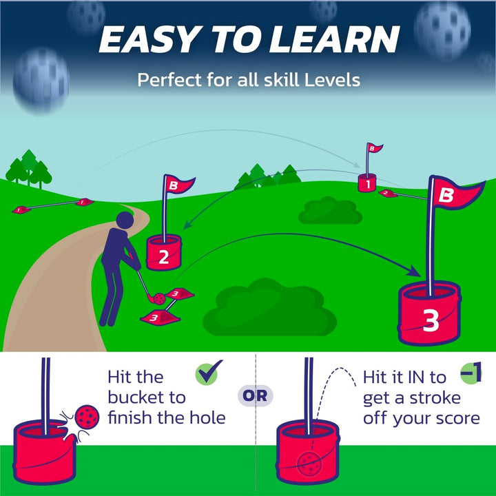 BucketGolf Pro Bundle 9 Hole - Elevate Sports LLC