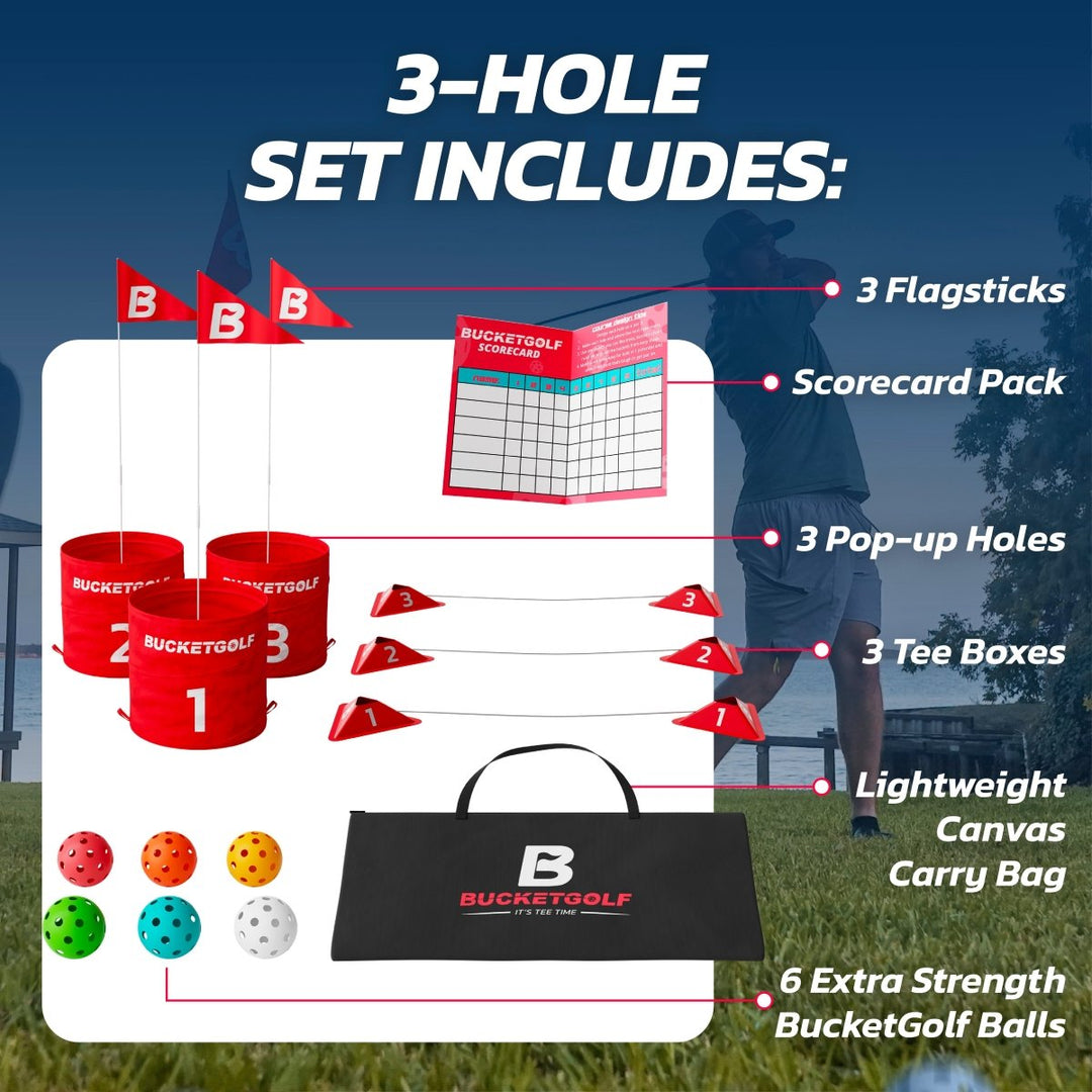 BucketGolf Starter (3 hole) - Elevate Sports LLC